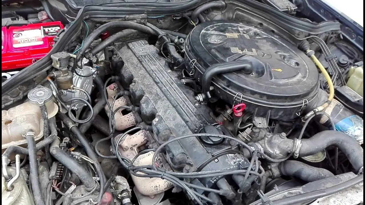 Подключение 102 двигателя Mercedes W124 300E M103 LPG Start - YouTube