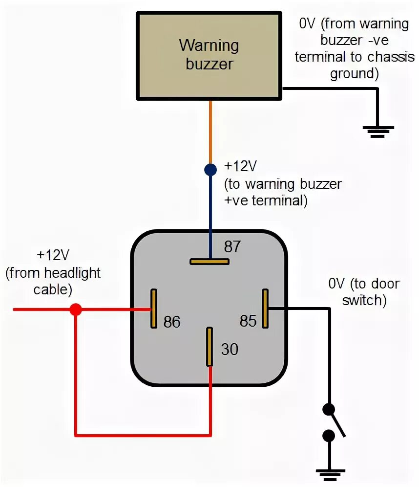 Подключение 12v реле Automotive Relay Guide 12 Volt Planet Relay, Electronic circuit projects, Basic 