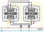 Подключение 2 Как подключить двойной переключатель