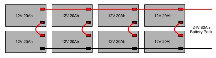 Подключение 2 аккумуляторов на 12 gek Elektropositief Dierentuin s nachts battery pack series parallel kloon Oppos