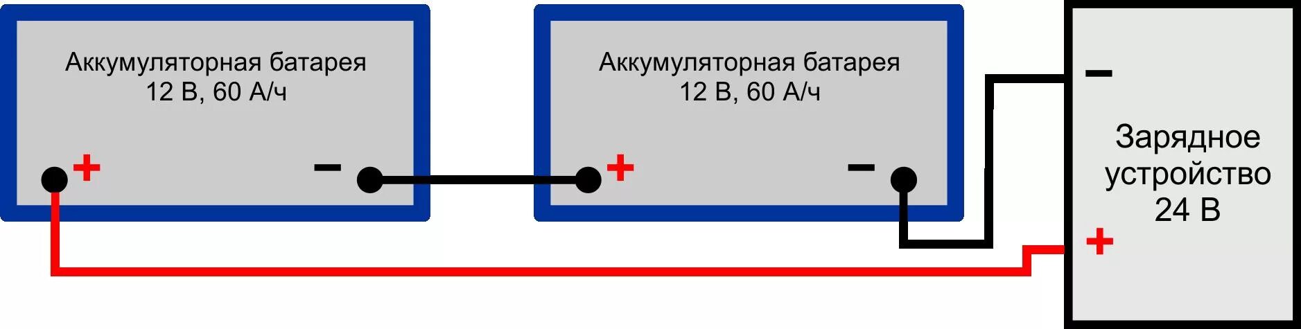 Подключение 2 аккумуляторов на 12 Зарядные и пуско-зарядные устройства Kittory - Статьи