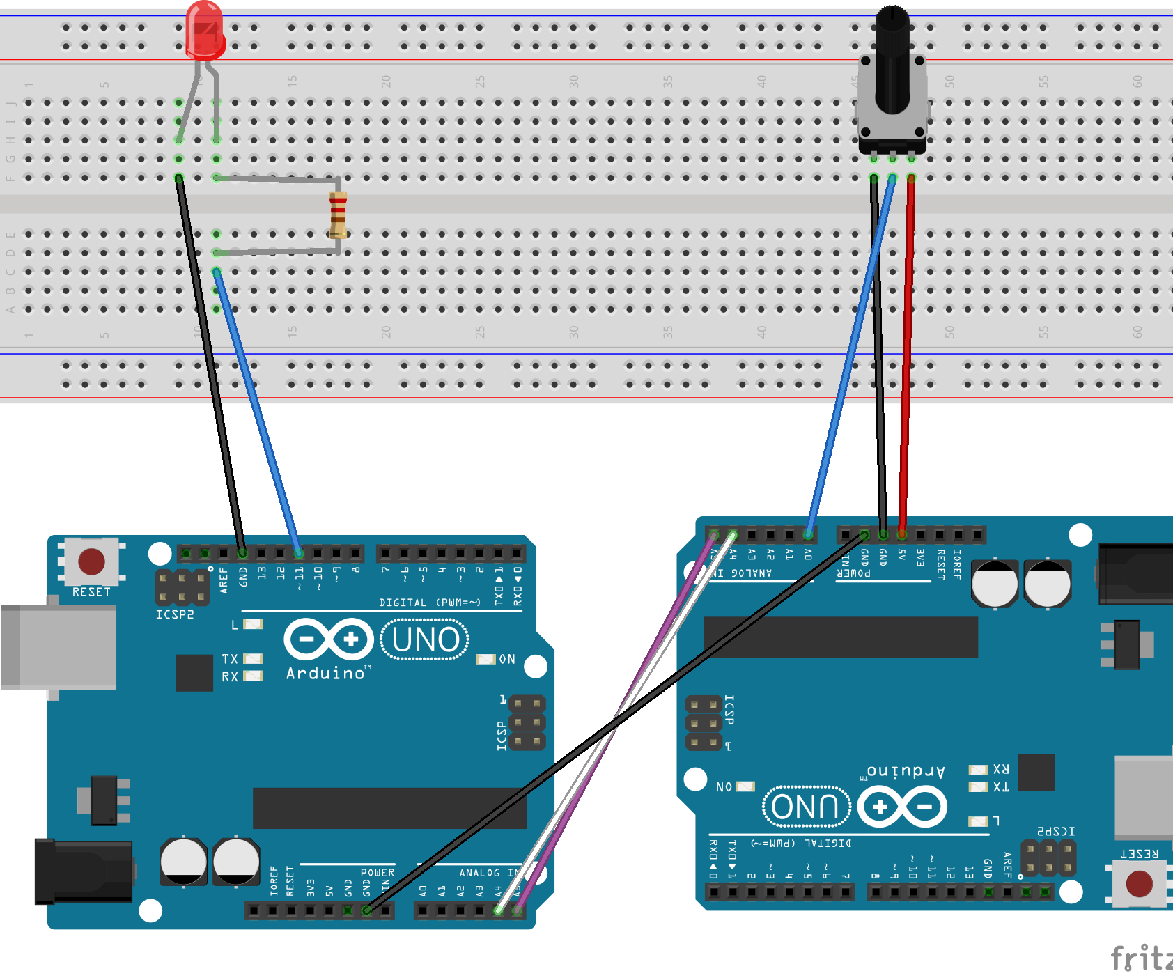 Подключение 2 arduino Библиотека для i2c arduino