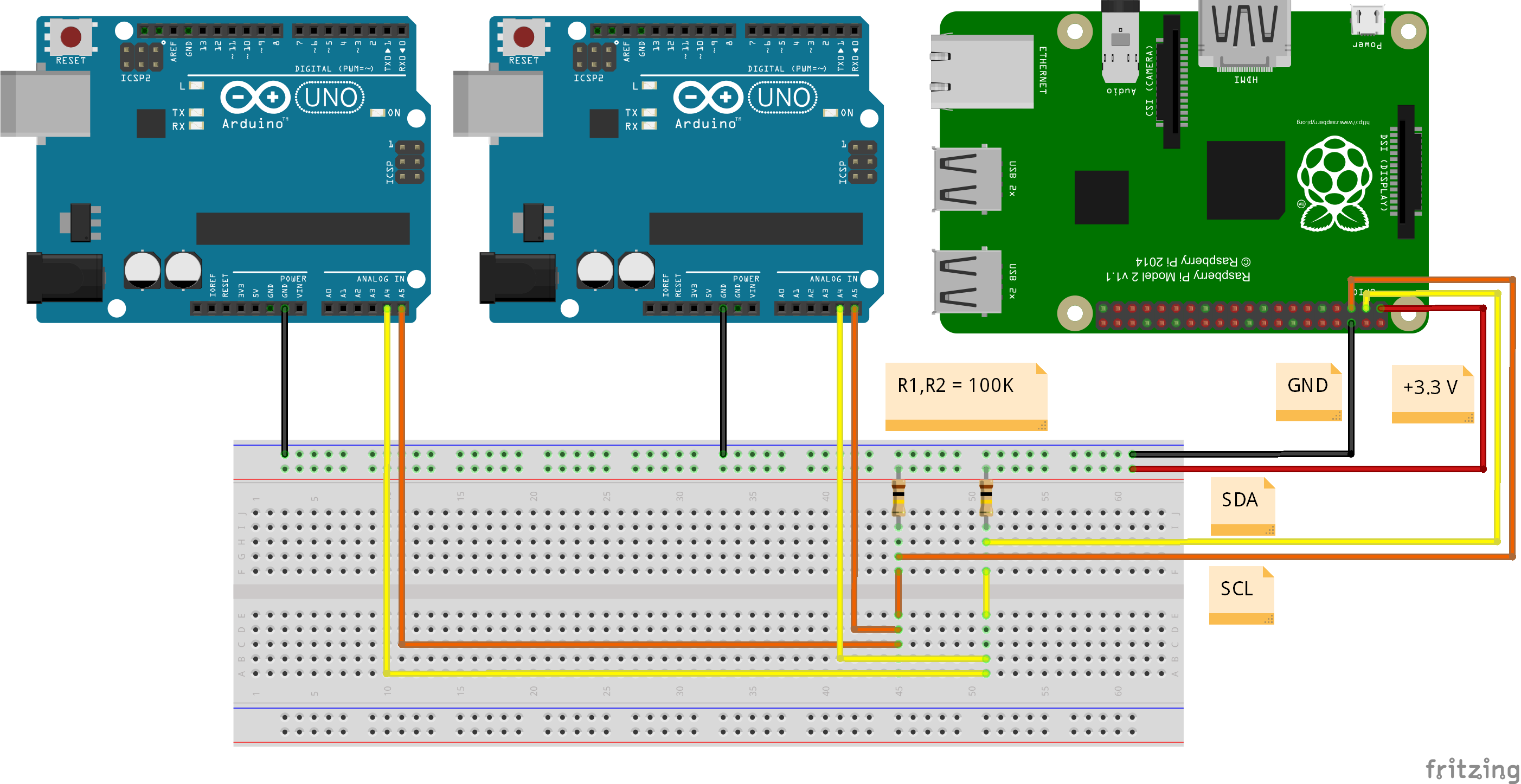 Подключение 2 arduino Raspberry Pi 2 And Arduino Projects - Raspberry