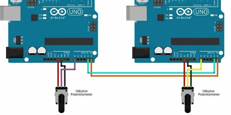 Подключение 2 arduino Setting Up I2C Communication for Arduino