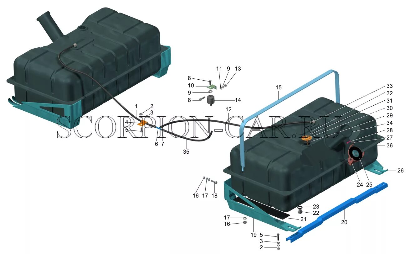 Подключение 2 бака ГАЗ 3308 Топливный бак автомобиля с бензиновым двигателем