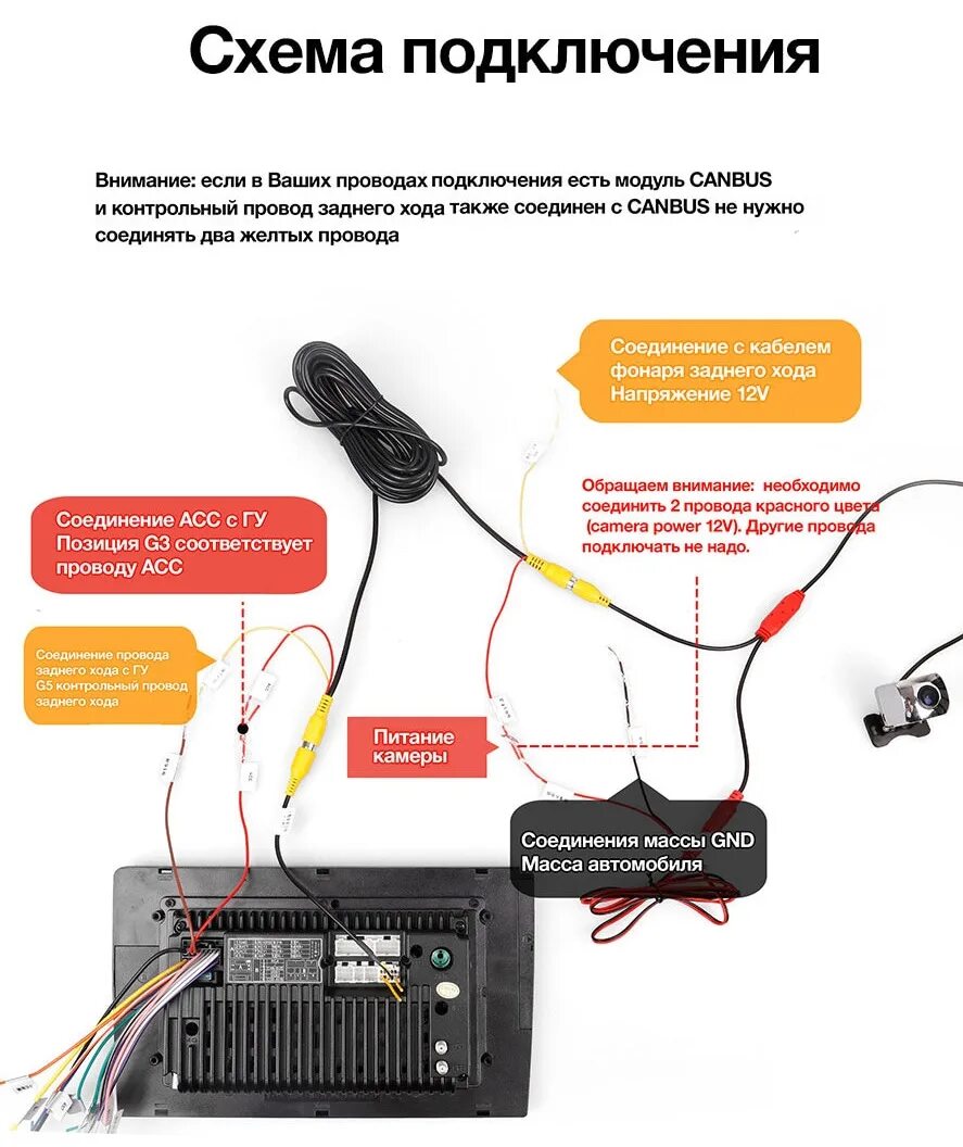 Подключение 2 камер к магнитоле Камера заднего вида TEYES AHD 1080p - Honda Civic 4D (8G), 1,8 л, 2010 года тюни