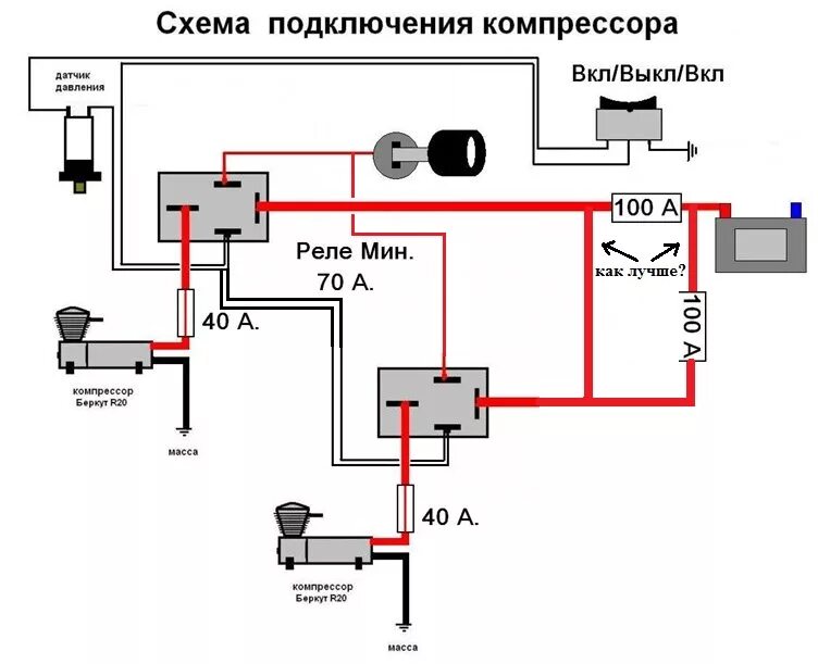 Подключение 2 компрессоров Контент Gold_Dog - Страница 3 - Форум пневмоподвеска