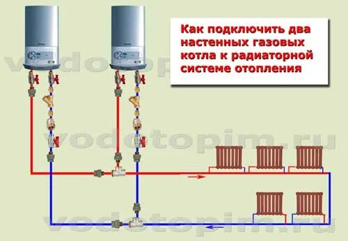 Подключение 2 котлов в одну систему Как подключить два котла в одну систему, параллельное соединение котлов отоплени