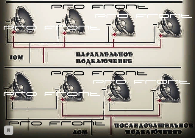 Подключение 2 пары динамиков Подключение динамиков - Акустика - Форум БасКлуб