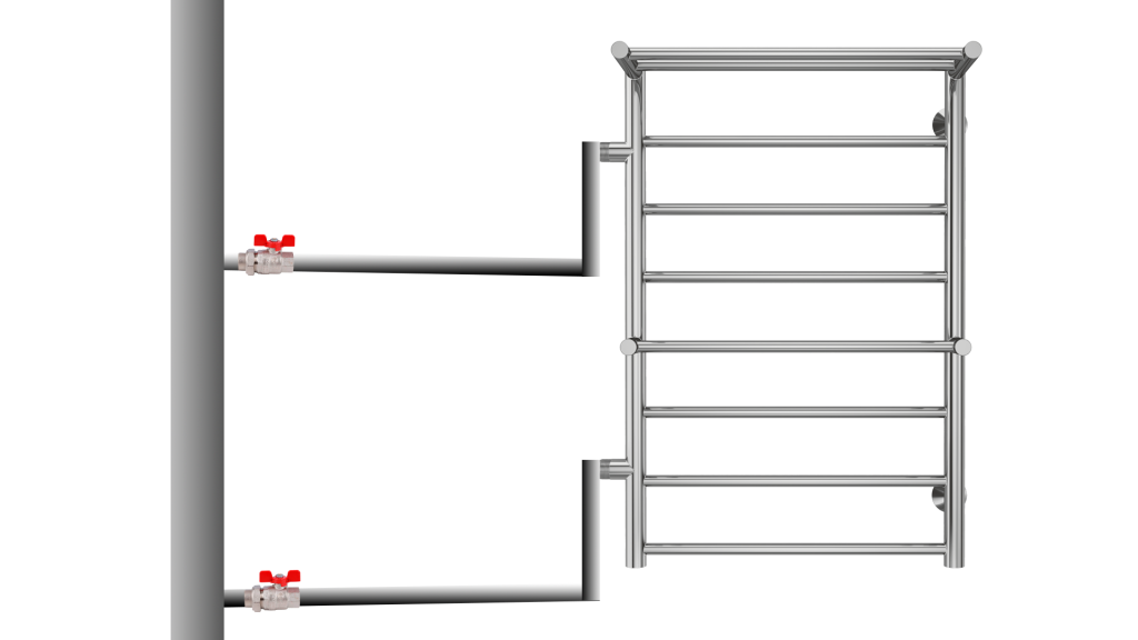 Подключение 2 полотенцесушителей Как установить полотенцесушитель Статья от компании Терминус