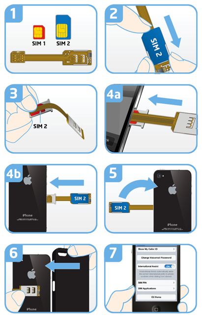 Подключение 2 симок 2-Сим-адаптер MAGICSIM ELITE Original для Samsung Galaxy S3/S4/S5/Note2/3/4, iPh