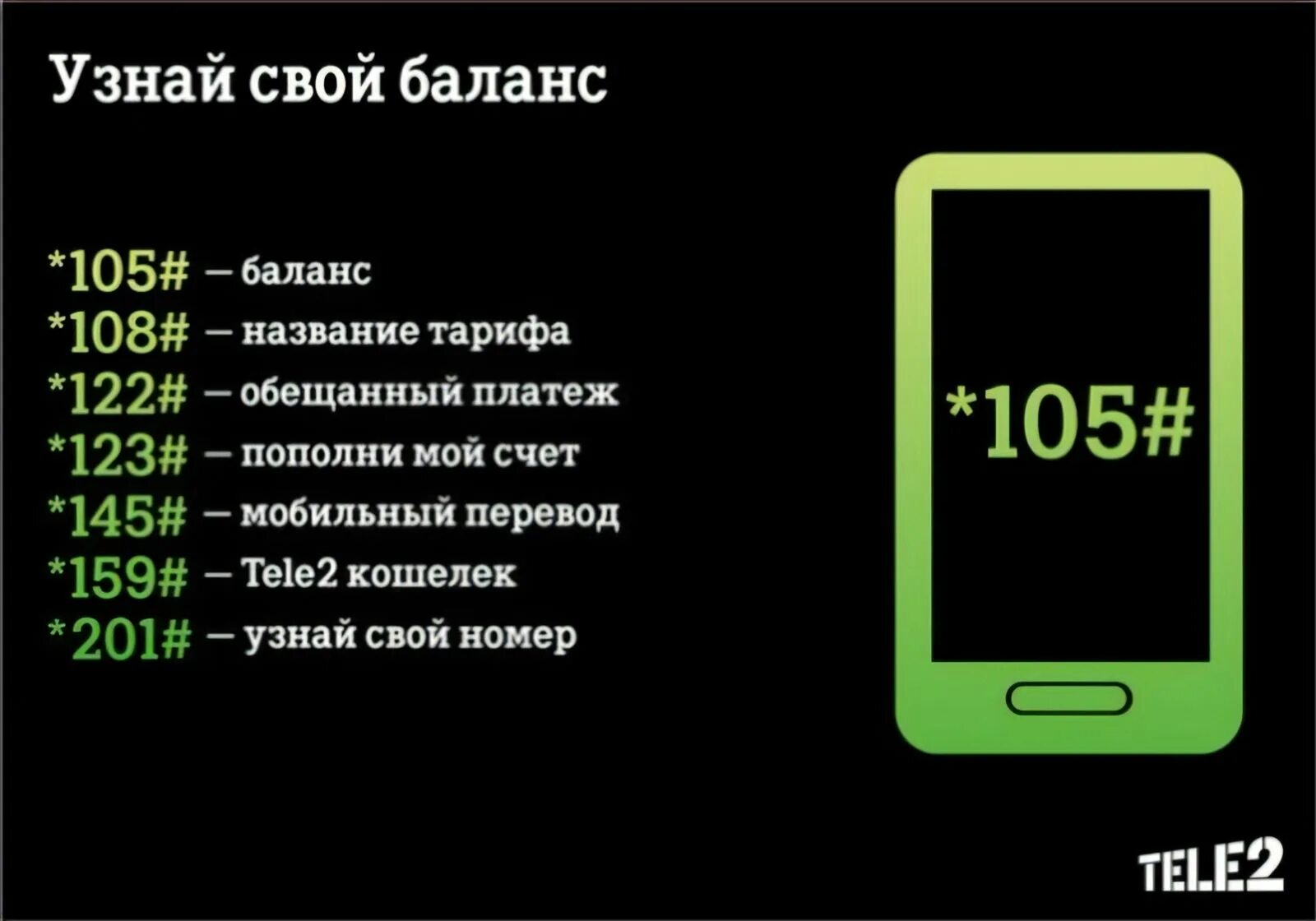 Подключение 2 тел номер Как узнать баланс теле2 на телефоне комбинация