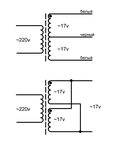 Подключение 2 трансформаторов Подключения двух трансформаторов