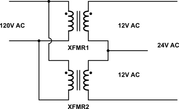 Подключение 2 трансформаторов Are these two transformers the same? - Electrical Engineering Stack Exchange