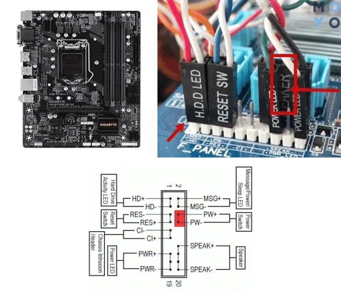 Подключение 2 видеокарт к материнской плате H d d led куда