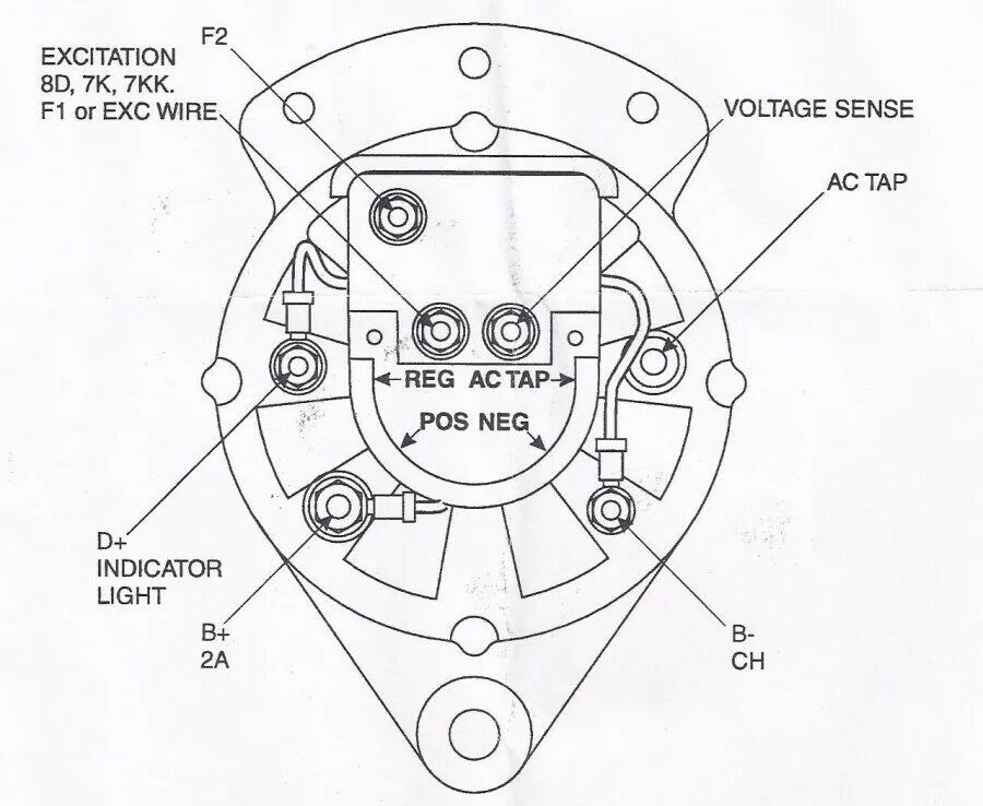 Подключение 221 генератора Alternator 23amp 12V TS200/TS300/TS500/TS600 Hattink Thermo Parts