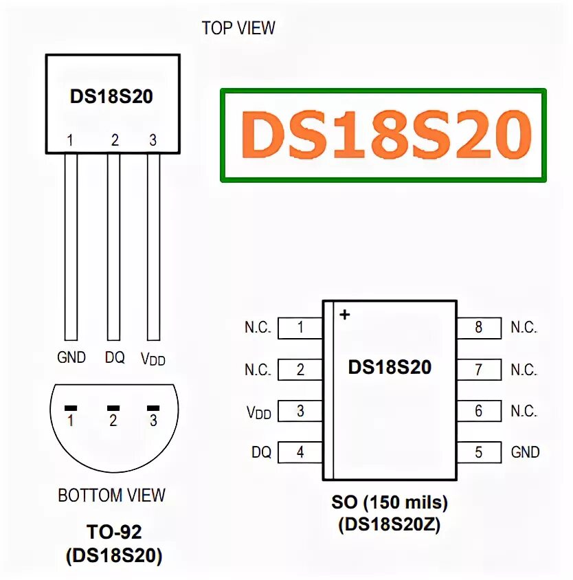 Подключение 2х датчиков ds18s20 DS18S20 Datasheet Meta Search