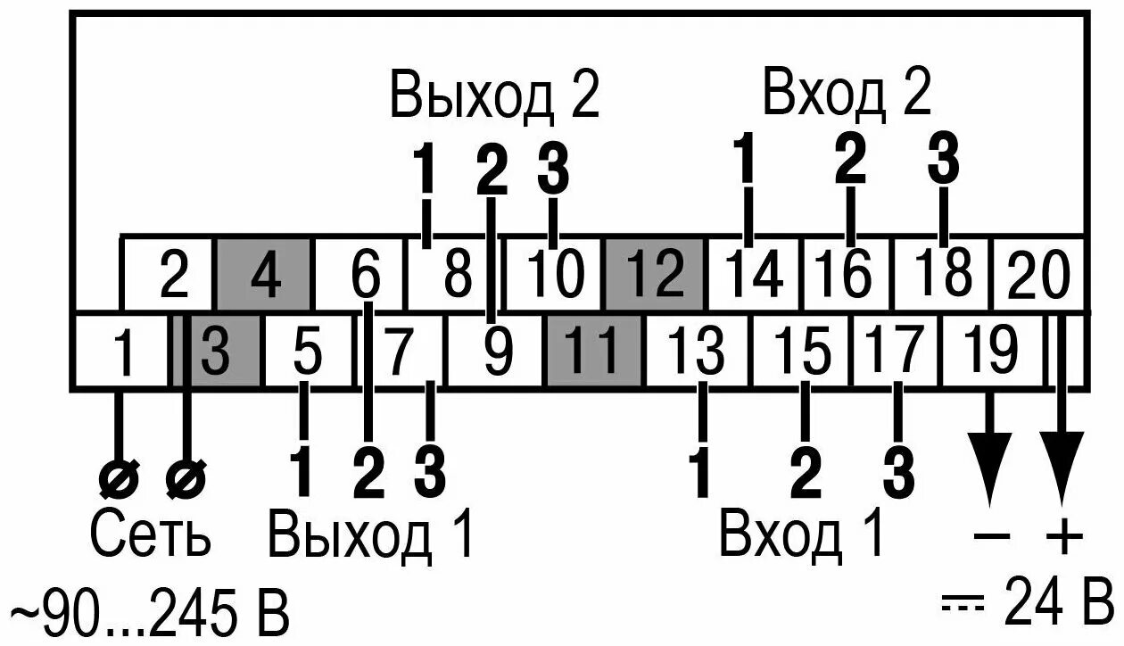 Подключение 2трм1 к датчику давления 2ТРМ1-Щ2. У. РР Терморегулятор/термостат овен Универсальный - купить в интернет-