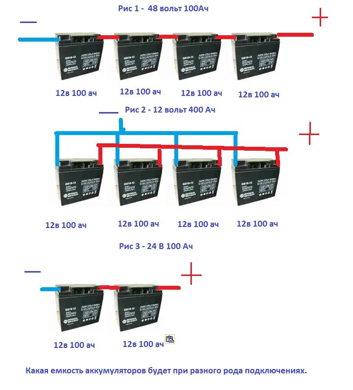 Подключение 3 аккумуляторов Картинки ПОДКЛЮЧЕНИЕ ДВУХ АККУМУЛЯТОРОВ