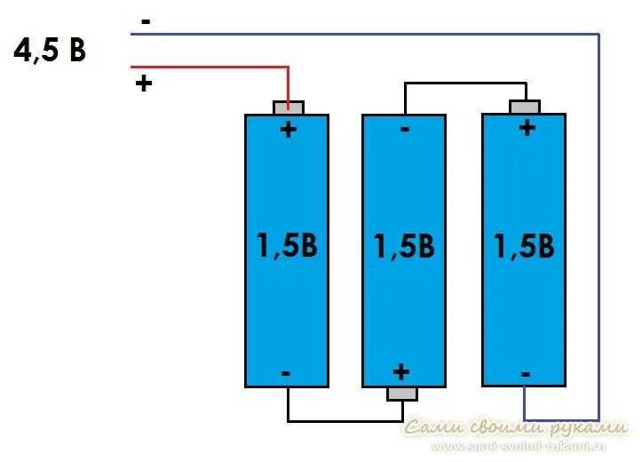 Подключение 3 аккумуляторов Как подключить 2 батарейки: найдено 89 изображений