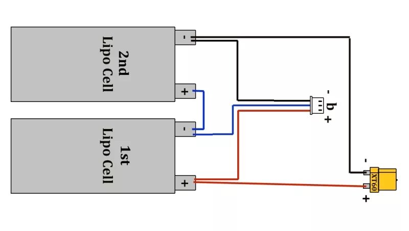 Подключение 3 аккумуляторов Custom Array for Charging RC Toy - adafruit industries