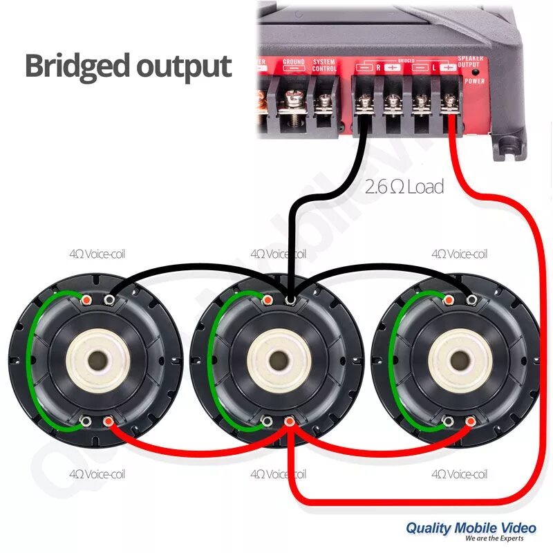 Подключение 3 динамиков по 4 Subwoofer Impedance and amplifier output - Quality Mobile Video Blog Subwoofer, 