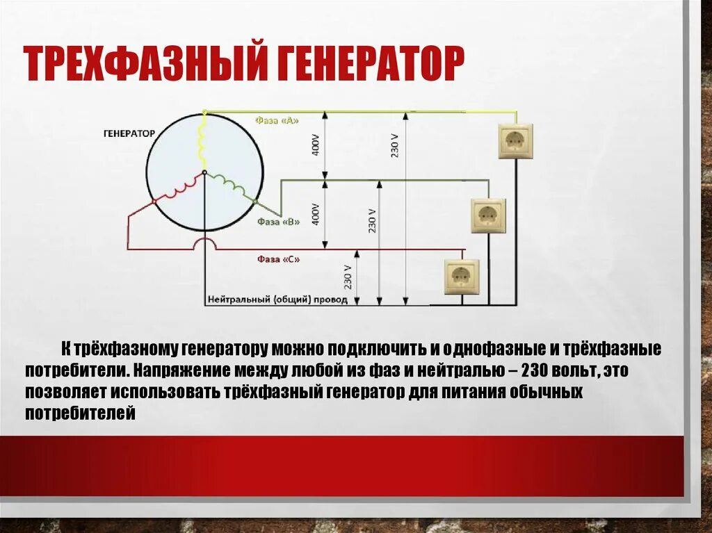 Подключение 3 фазного генератора Генератор трехфазный фото - DelaDom.ru