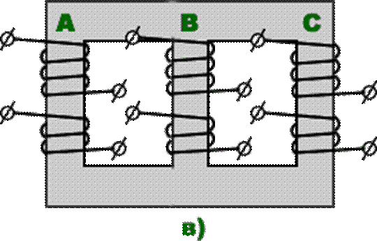 Подключение 3 фазного трансформатора В- схема трехфазного стержневого трансформатора