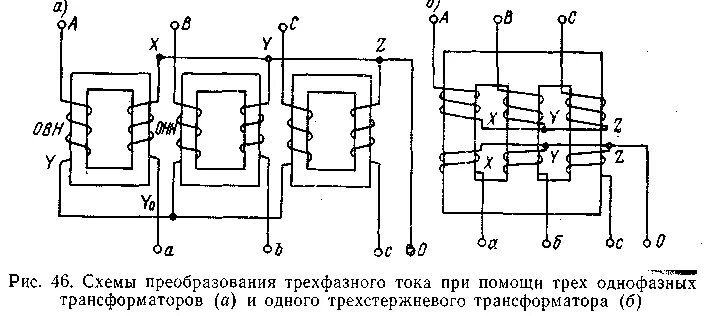 Подключение 3 фазного трансформатора 3.2. Режимы работы трансформаторов однофазной системы тока