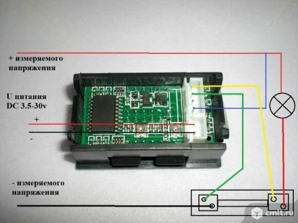 Подключение 3 х проводного вольтамперметра с алиэкспресс Цифровой электронный амперметр вольтметр - Воронеж - Доска объявлений Камелот
