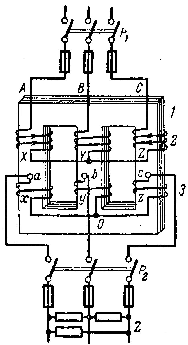 Подключение 3 х трансформатора Трехфазный трансформатор - Знаешь как
