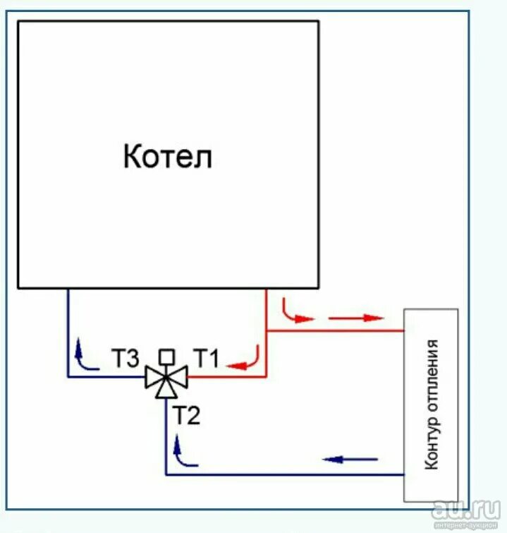 Подключение 3 ходового клапана к котлу Трехходовой клапан схема подключения фото - DelaDom.ru
