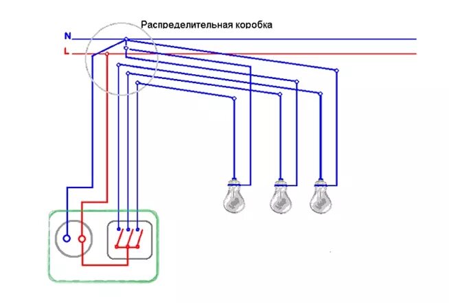 Подключение 3 клавишного выключателя с розеткой Как подключить розетку с выключателем: пошаговая инструкция