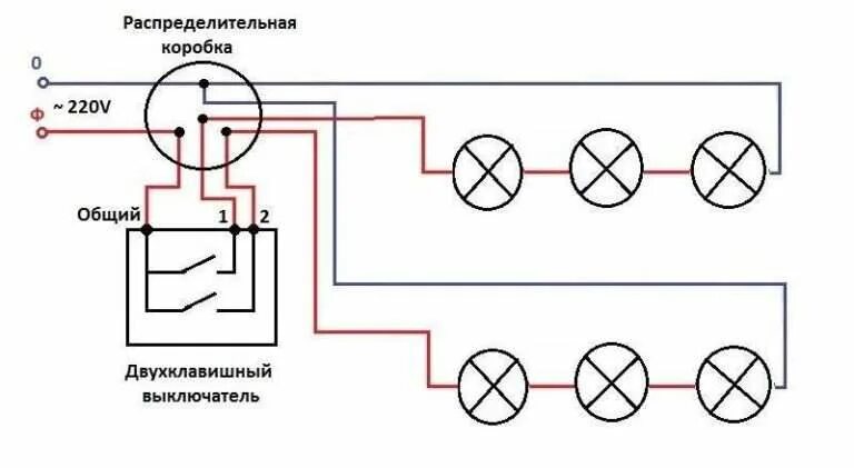 Подключение 3 ламп Как подключить светодиодный светильник к 220В - схемы