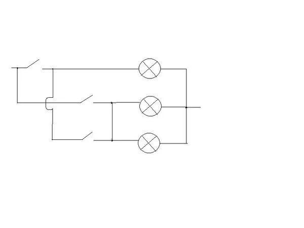 Подключение 3 ламп и звонка одновременно Ответы Mail.ru: есть три лампочки и три выключателя какова будет схема включения