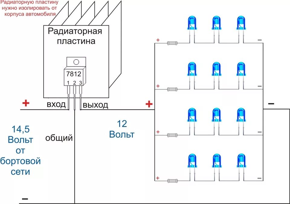 Подключение 3 светодиодов Светодиоды в приборку. Часть 6. (Финальная сборка) - ГАЗ 3110, 2,4 л, 1998 года 