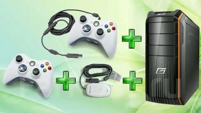 Подключение 360 компьютеру Джой, геймпад, джойстик XBOX 360/pc(пк) ТЦ Тихоокеанский/Donat, новый, в наличии