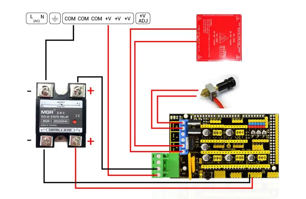 Подключение 3d принтера к компьютеру MOSFET