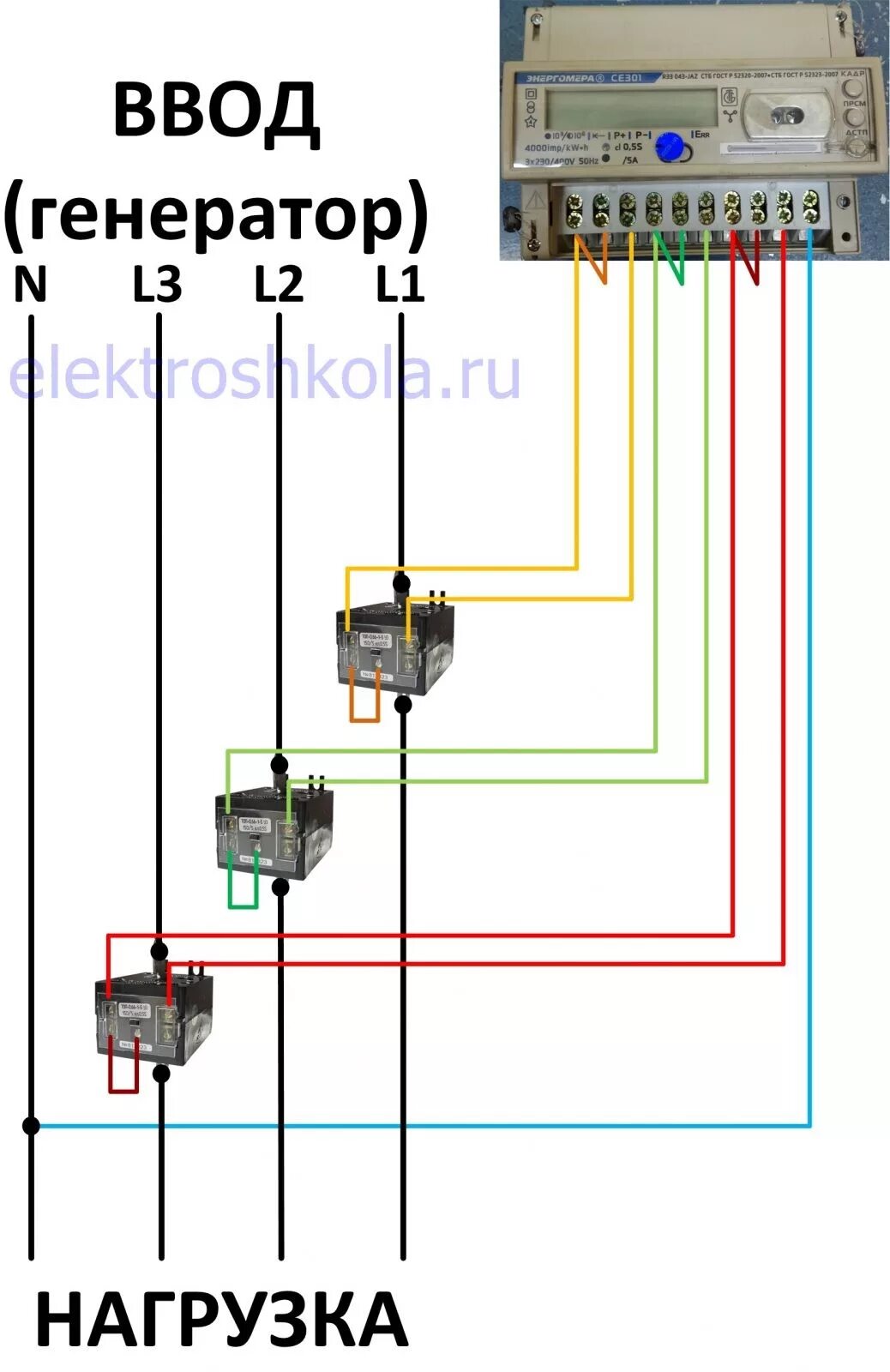 Подключение 3ф счетчика Как правильно подключить электросчетчик фото, видео - 38rosta.ru
