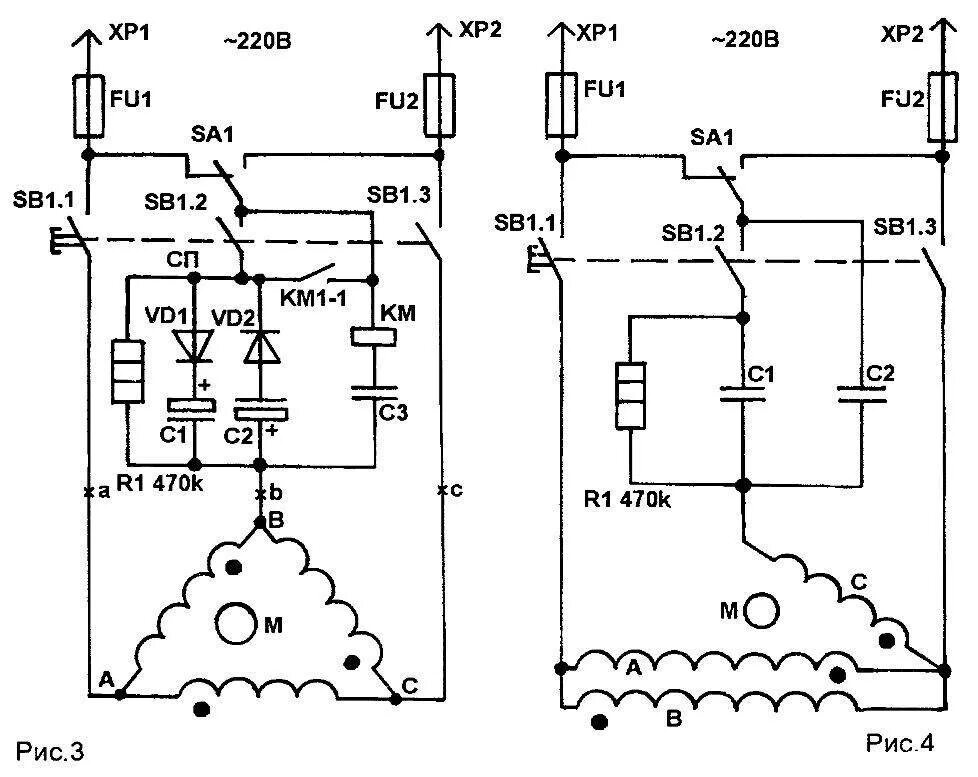 Подключение 3фазного двигателя в сеть 220в Как подключить трехфазный электродвигатель в сеть 220 В - методика расчета и мон