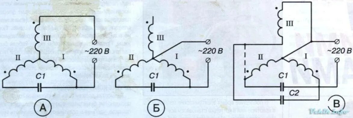Подключение 3х фазного двигателя через конденсатор Как подключить трехфазный электродвигатель в сеть 220 В - методика расчета и мон