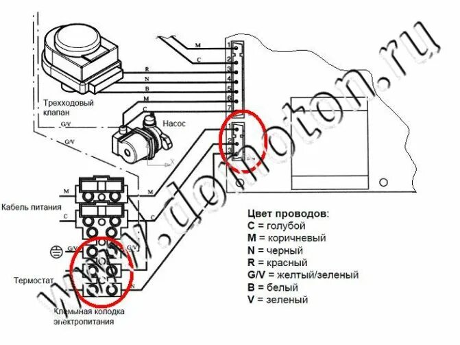 Подключение 3х ходового клапана к котлу baxi Zont H-1B GSM контроллер для газовых котлов