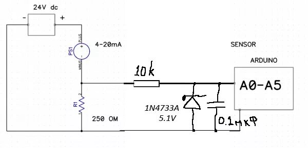 Подключение 4 20 Как измерить ток 4-20 мА? Аппаратная платформа Arduino