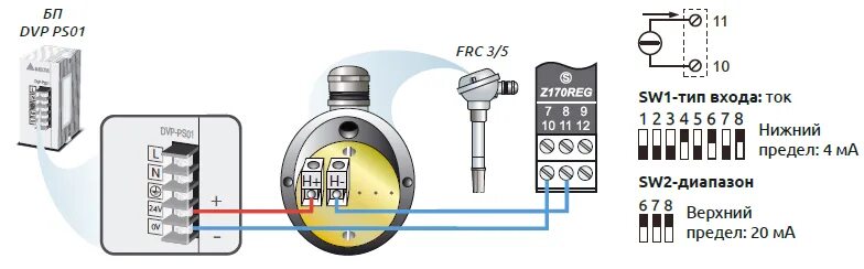 Подключение 4 20 Z170REG: разветвитель сигналов с гальванической развязкой Seneca. КИП-Сервис: пр