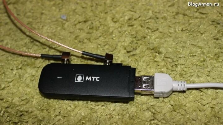 Подключение 4 антенны к модему 22 категории USB модем 4G LTE MTS - купить в Комсомольске-на-Амуре, цена 750 руб., продано 30