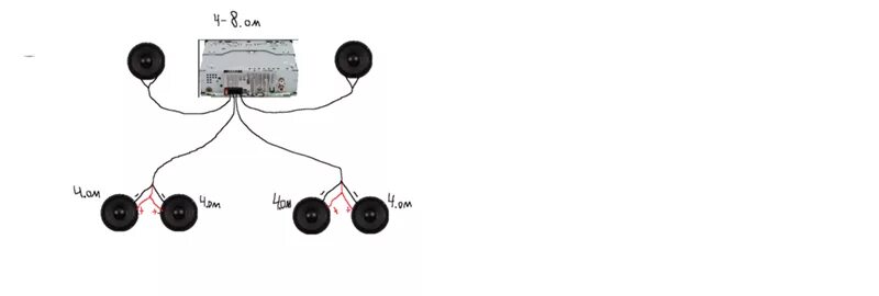 Подключение 4 динамиков к магнитоле Ответы Mail.ru: правильно ли подключены динамики