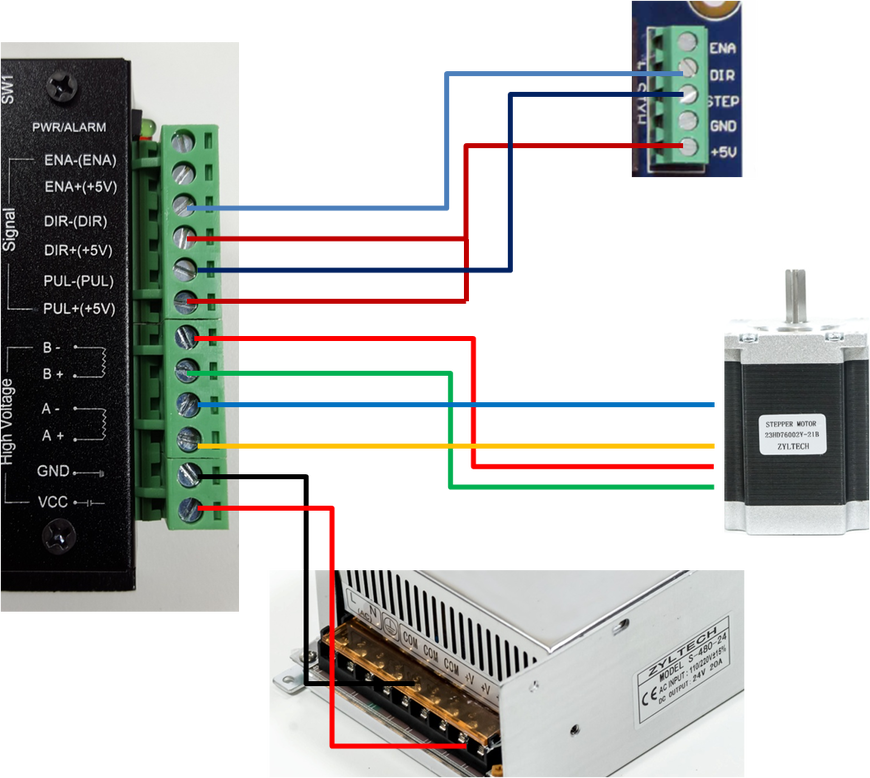 Подключение 4 ех осевой тв6600 t4 ZYLtech Toshiba TB6600 Driver Instructions