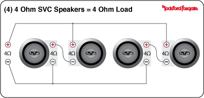 Подключение 4 колонок в 2 ома 2600 watt amp help - ecoustics.com