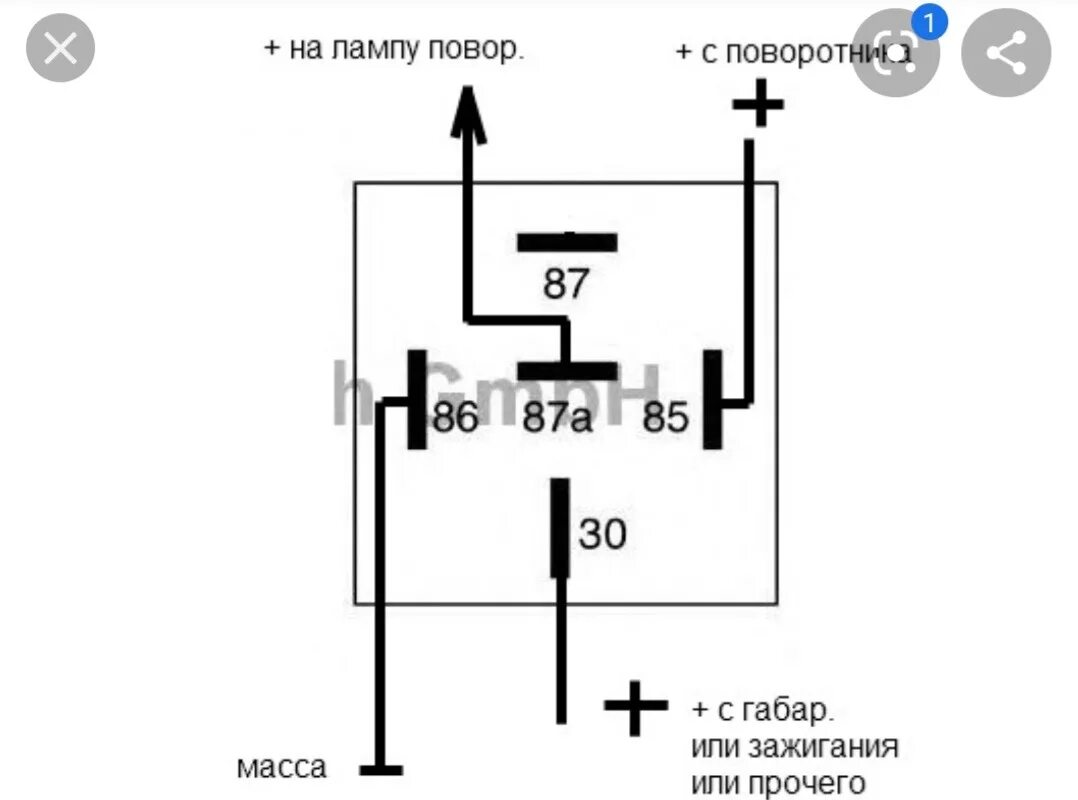 Подключение 4 контактного реле поворотников на тракторе Американки на Ваз через реле по простому - Lada 2113, 1,6 л, 2011 года стайлинг 