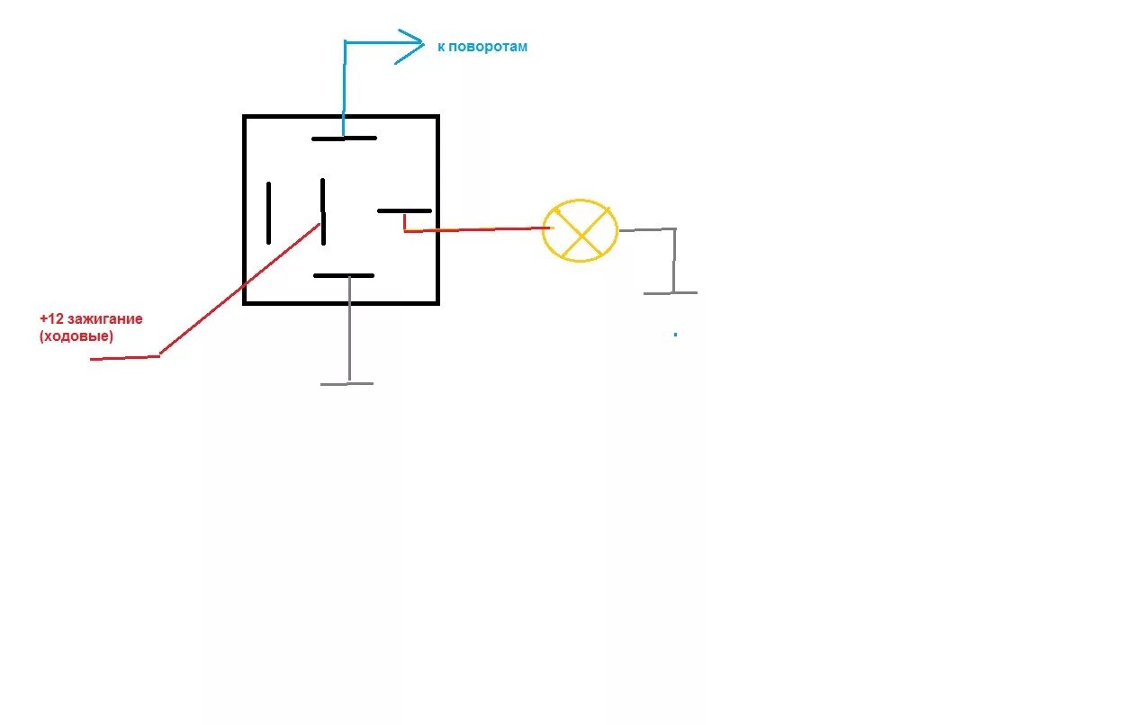 Подключение 4 контактного реле поворотов схема Американки - Сообщество "Автоэлектрика" на DRIVE2